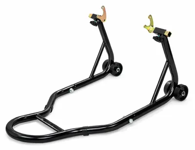 Immagine prodotto di Cavalletto alzamoto nero,solleva moto posteriore regolabile universale,carico massimo 300 kg, Redats