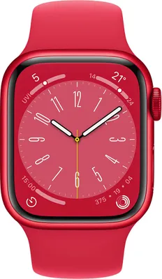 Produktbild von Apple WATCH Series 8 41mm GPS+Cellular Aluminiumgehäuse (PRODUCT)RED Sportarmband (PRODUCT)RED