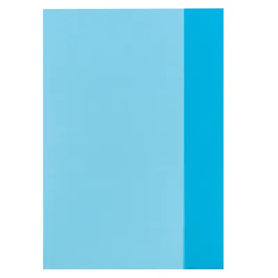 Produktbild von 10 Herlitz Heftumschläge / Hefthüllen DIN A4 / Farbe: transparent blau