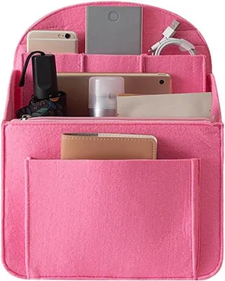 Productafbeelding van Reisaccessoire - Organizer voor koffers - Opbergcontainer voor rugzakken - Duurzaam polyesterweefsel - 27 x 12 x 27 cm - Rozenrood