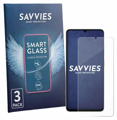 Produktbild von 3x Savvies Schutzglas Folie für ZTE Blade A56 9H Panzer Schutzfolie Glas Displayschutz klar transparent