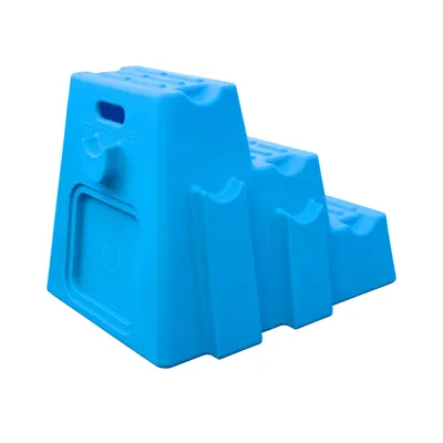 Produktbild von Aufstiegshilfe "3 Steps" und Hindernisblock Farbe - Hellblau