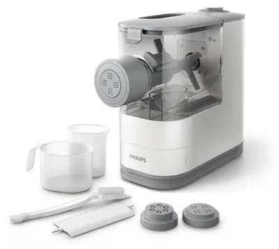 Obrázek produktu pro Philips Viva Collection Těstovinovač HR2345/19, Elektrický strojek na výrobu těstovin, Maccheroncini, Tagliatelle, Plast, Bílá, 1 m, LED