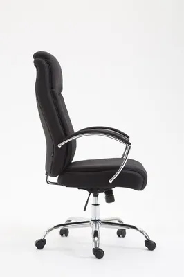 Produktbild von In And OutdoorMatch Bürostuhl Kaylynn – Schwarz – Stoff – Hochwertige Polsterung – Exklusiver Bürostuhl – Luxus-Look
