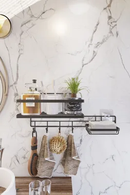 Immagine prodotto di Hermia Concept, SY303-B, organizer da cucina, 100% METALLO, nero, 40 x 18 x 12 cm