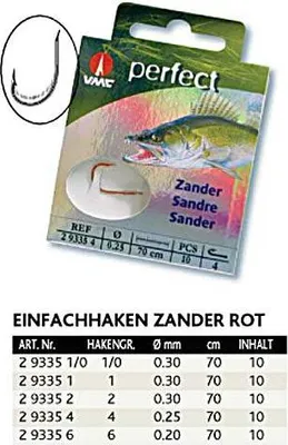 Obrázek produktu pro VMC Perfect candátový háček velikosti 1/0