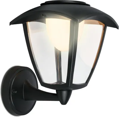 Zdjęcie produktu dla Zewnętrzna lampa ścienna LED ładowalna lampa dotykowa zewnętrzna z kablem USB-C czarna