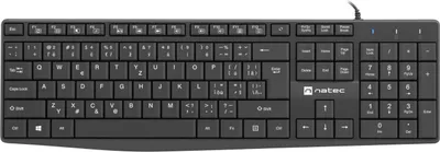 Obrázek produktu pro Klávesnice Natec Nautilus 2/Wireless USB/CZ-SK layout/černá