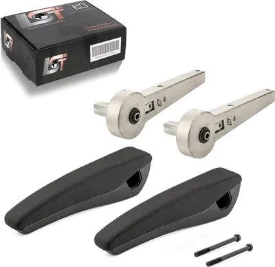 Produktbild von 2x Armlehne Stoffbezug schwarz links rechts Set für Mercedes V-Klasse W447