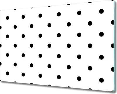 Produktbild von Glas-Herdabdeckplatte Glaskeramikkochfeld-Abdeckung - 80x52 cm - Punktmuster weiß rosa