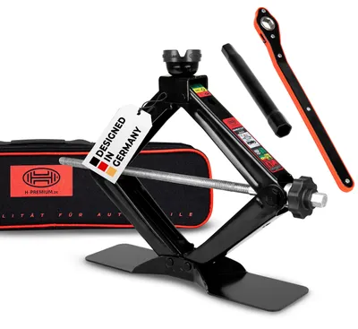 Obrázek produktu pro HEYNER® hydraulický zvedák pro vozidla s nůžkovým mechanismem, nosnost 2 tuny, pro VW ID.3, 1. generace, rozsah zvedání 125-470 mm, průměr otvoru 17 mm