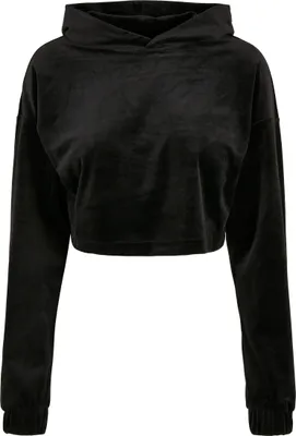 Produktbild von Urban Classics Ladies - VELVET Short Oversized Hoody - S