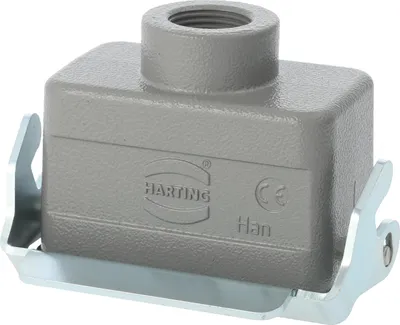Obrázok produktu pre HARTING Han 10B Nízka spojovacia skrinka, 1xPG16 priamy výstup kábla, s 1 pozdĺžnym skrutkovacím uzáverom PG16, rozsah svorkovnice