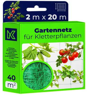 Obrázok produktu pre Sieť na popínanie rastlín, 2 x 20 metrov, odolná sieť na rastliny do záhrady