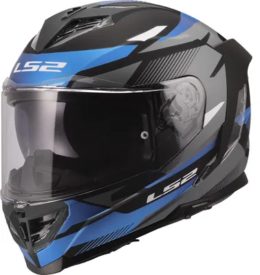 Produktbild von LS2 FF818 Storm III Komai Helm, schwarz/blau, L (59/60)