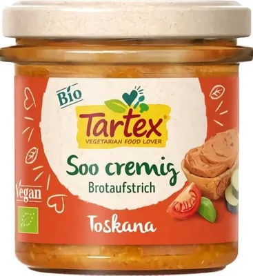 Produktbild von CREAMY PASTE MIT EGGPLANT UND ZUCKONIA GLUTENFREI  140 g - TARTEX