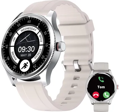 Produktbild von Smartwatch mit Telefonfunktion,mit Alexa/Herzfrequenz/Schrittzähler/Schlafen Tracker/100 Sports, IP68 wasserdicht zum Schwimmen Android IOS