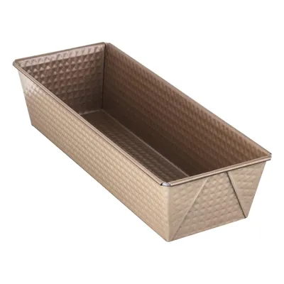 Produktbild von Zenker Königskuchenform 30 cm MOJAVE GOLD, Backform aus Stahlblech, Kastenform mit keramisch verstärkter Antihaftbeschichtung (Farbe: Mahagoni/Gold)