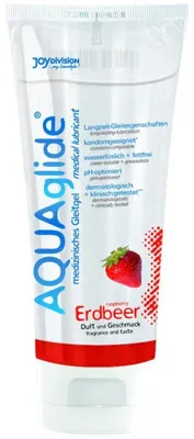 Produktbild von Joydivision Aquaglide - Erdbeer-Schmiermittel 100 Ml