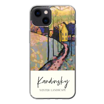 Produktbild von MuchoWow® Handyhülle Schutzhülle Hülle für iPhone 13 mini Winterlandschaft - Wassily Kandinsky Silikon Softcase Handy Hülle - Softcase
