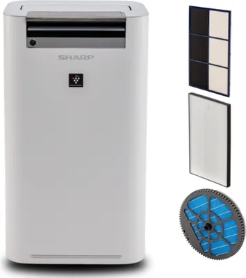 Produktbild von Sharp Cleaner Kc-G60Eu-W 50M² Plasmacluster Verdunstungsluftbefeuchter