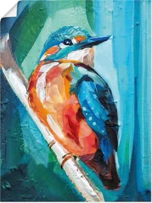 Produktbild von ARTland Poster Eisvogel Größe: 45x60 cm