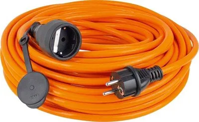 Productafbeelding van Aansluitkabel voor de bouwplaats, 5 meter, 230 V, 16 A, IP44, oranje-rood