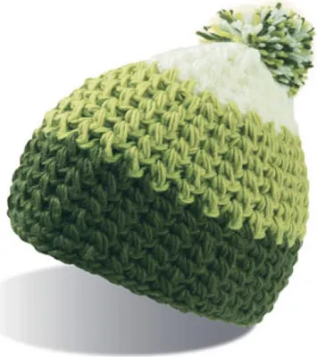 Immagine prodotto di Cappello invernale Atlantis EVER | Everest Beanie - Colore: Verde oliva/Bianco - Taglia: Unica