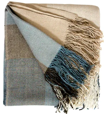 Alpaka-Decke 100% Alpaka, handgewebt, 130x180 cm, Fair Trade
