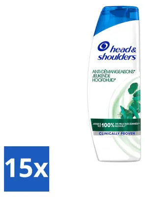 Produktbild von 15 x Head & Shoulders Anti-Schuppen Shampoo Jeukende Hoofdhuid 285 ml - Vorteilspackung - 15 Stücke