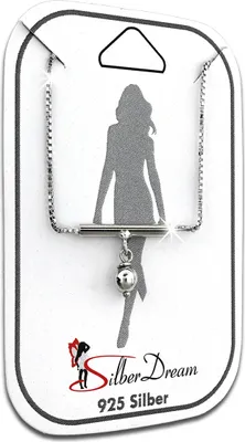 Image de SilberDream Chaîne de cheville 25cm Bijoux femme 925 argent sterling boules SDF5015J