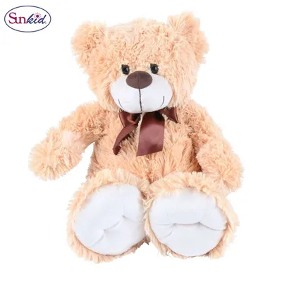 Produktbild von Großer Plüsch-Teddybär 54 cm cremefarben - kuschelweiches Stofftier aus 100% Polyester - flauschiger Teddy zum Liebhaben, Knuddeln & Spielen - waschbar bis 30°C - Geschenk für Kinder, Farbe:beige