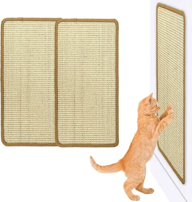 Produktbild von Kratzbaummatte, für Katzen zur Verwendung an Wänden, Sofas und Teppichen, Katzenkratzer, für Katzen zum Schutz von Stoffsofas, Wänden,Möbeln und Türen