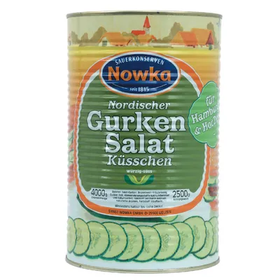 Image de Nowka Baiser nordique épicé doux Salade de concombres Conserves acidulées 2500g
