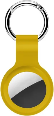 Produktbild von Schlüsselanhänger für Apple AirTags 2021 - Air Tag Cover - Airtag Hülle Gelb