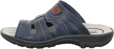 Produktbild von Jomos ARENA Pantoletten in Übergrößen Blau 504607 138 8088 große Herrenschuhe, Größe:39