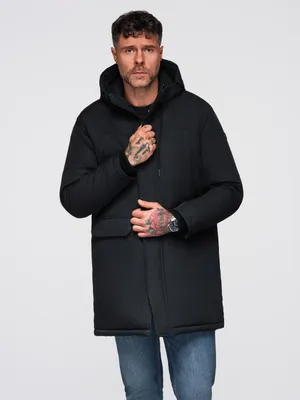 Obrázek produktu pro Ombre Clothing Pánská parka Noright černá S
