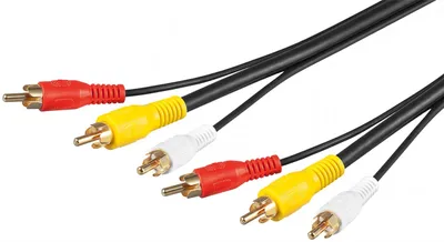 Produktbild von goobay Composite AudioVideoAnschlusskabel 3 x Cinch mit RG59 Videoleitung schwarz 15 m