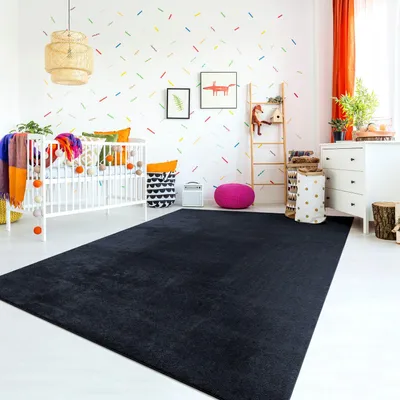 Produktbild von TT Home Teppich Kinderzimmer Waschbar Rutschfest Kinderteppich Junge Mädchen Weich Pastell Größe 100x200 cm
