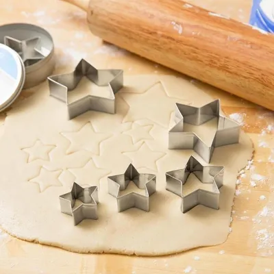 Stern Ausstechformen Set – 10-teilig – Edelstahl