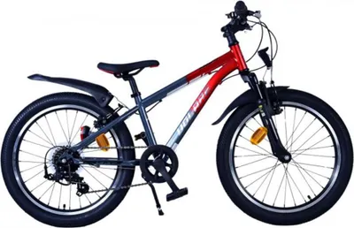 Produktbild von Volare XC Race Kinderfahrrad - 20 Zoll - 7 Gänge - Rot/Grau
