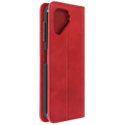 Immagine prodotto di Custodia a portafoglio per Fairphone 5 con funzione stand, patta magnetica - rosso