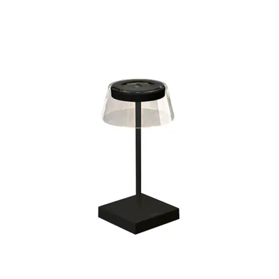 Produktbild von Konstsmide Designer-Tischleuchte Scilla | schwarz | Indoor/Outdoor | USB/Akku | 7816-750