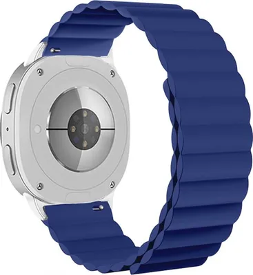 Produktbild von Magnetisches Silikon Armband für Samsung Galaxy Watch 8 / 8 Classic Blau