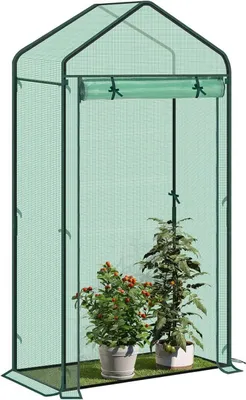 Immagine prodotto di Serra da giardino in plastica | Verde | 100x50x190 cm