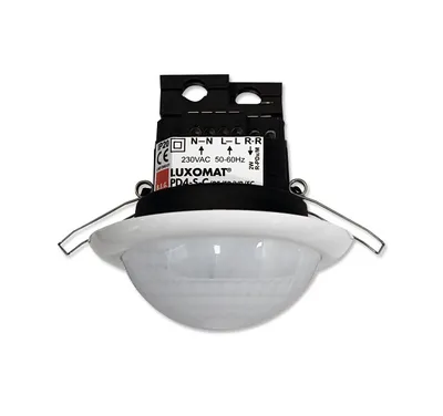 Produktbild von BEG Luxomat Einbau Präsenzmelder 92444 PD4-S-K-DE weiss für lange Gänge