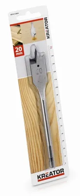 Obrázek produktu pro KREATOR KRT010808 - Plochý vrták do dřeva 20 x 152 mm