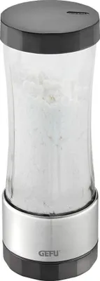 A product shot of a salt or sugar grinder.