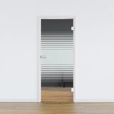Produktbild von Pertura Glastür Glera Strata 834 x 2085 x 8 mm Rechts für Beschlag Studio Office