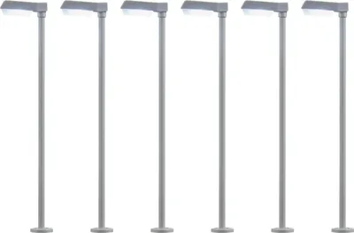 Image de Viessmann 64976 N Lampes routières avec. LED blanc 5+1